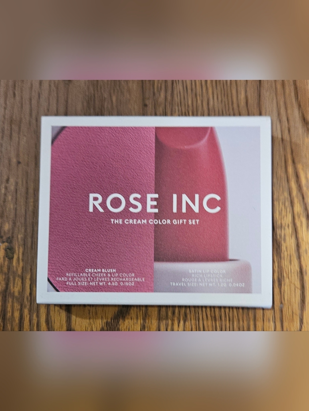 ROSE INC The Cream Color Gift Set -  Lip & Cheek Set BNIB